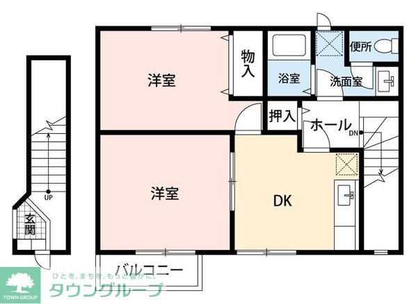 クレストール桜の物件間取画像